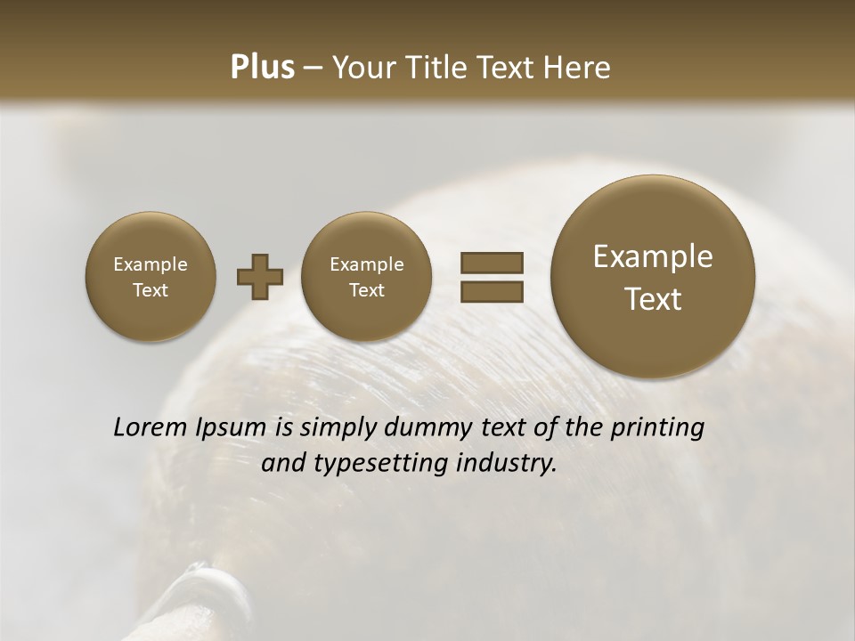 Whole Haggis On A Chopping Board PowerPoint Template