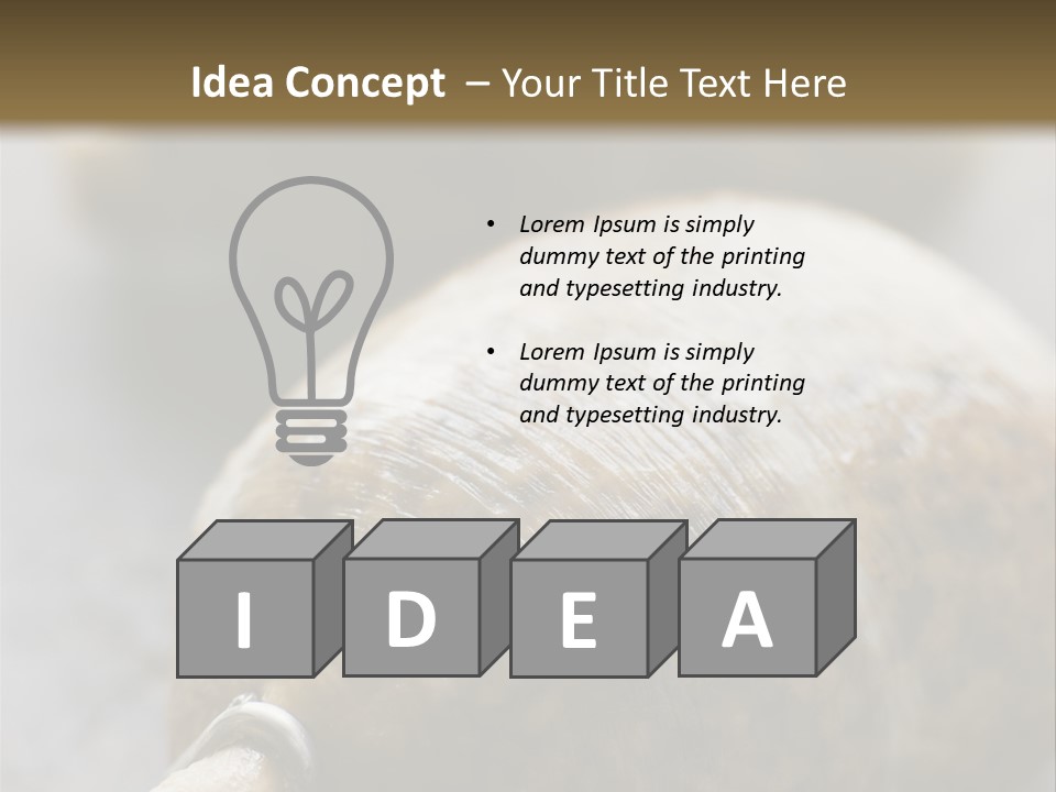 Whole Haggis On A Chopping Board PowerPoint Template