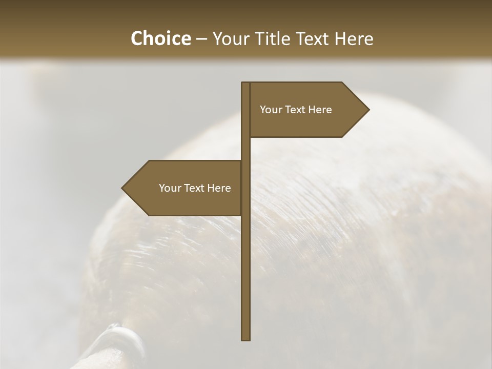 Whole Haggis On A Chopping Board PowerPoint Template