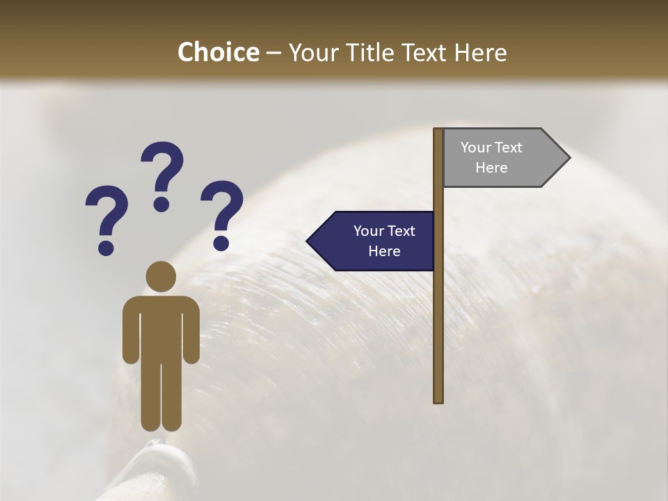 Whole Haggis On A Chopping Board PowerPoint Template