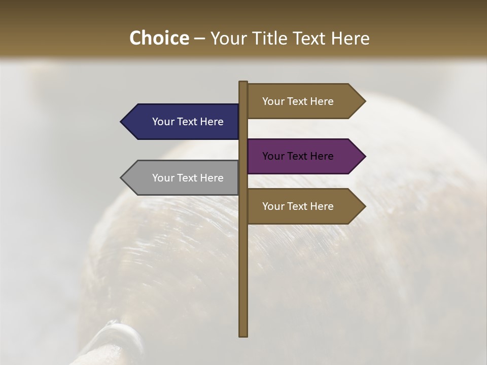Whole Haggis On A Chopping Board PowerPoint Template