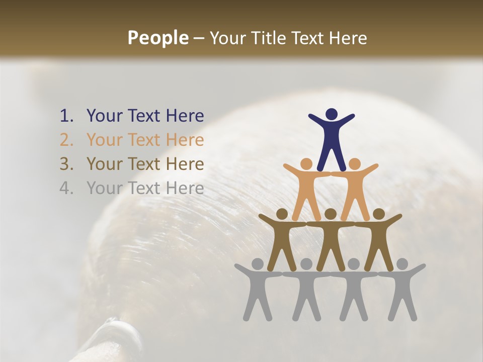 Whole Haggis On A Chopping Board PowerPoint Template