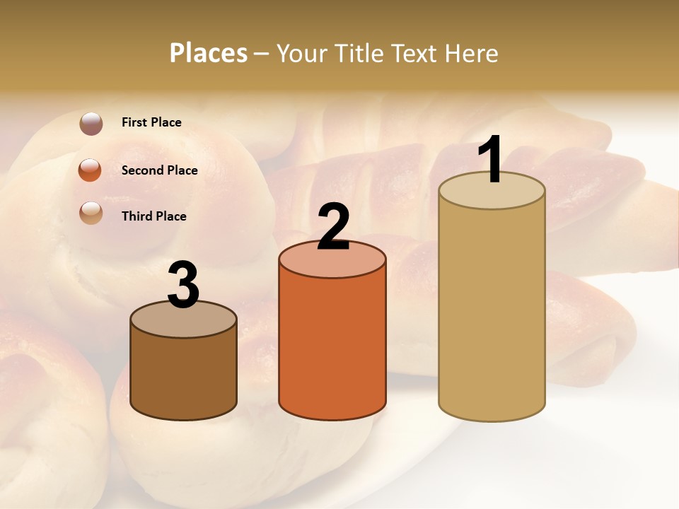 Display Of Bakery Products PowerPoint Template