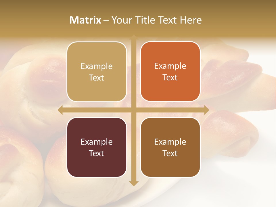 Display Of Bakery Products PowerPoint Template
