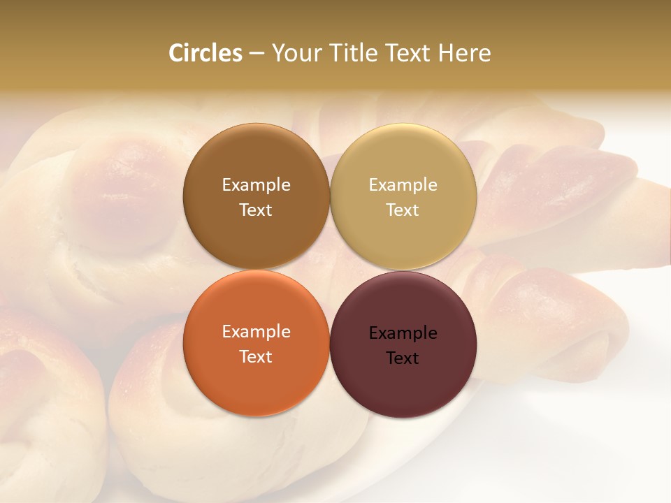 Display Of Bakery Products PowerPoint Template