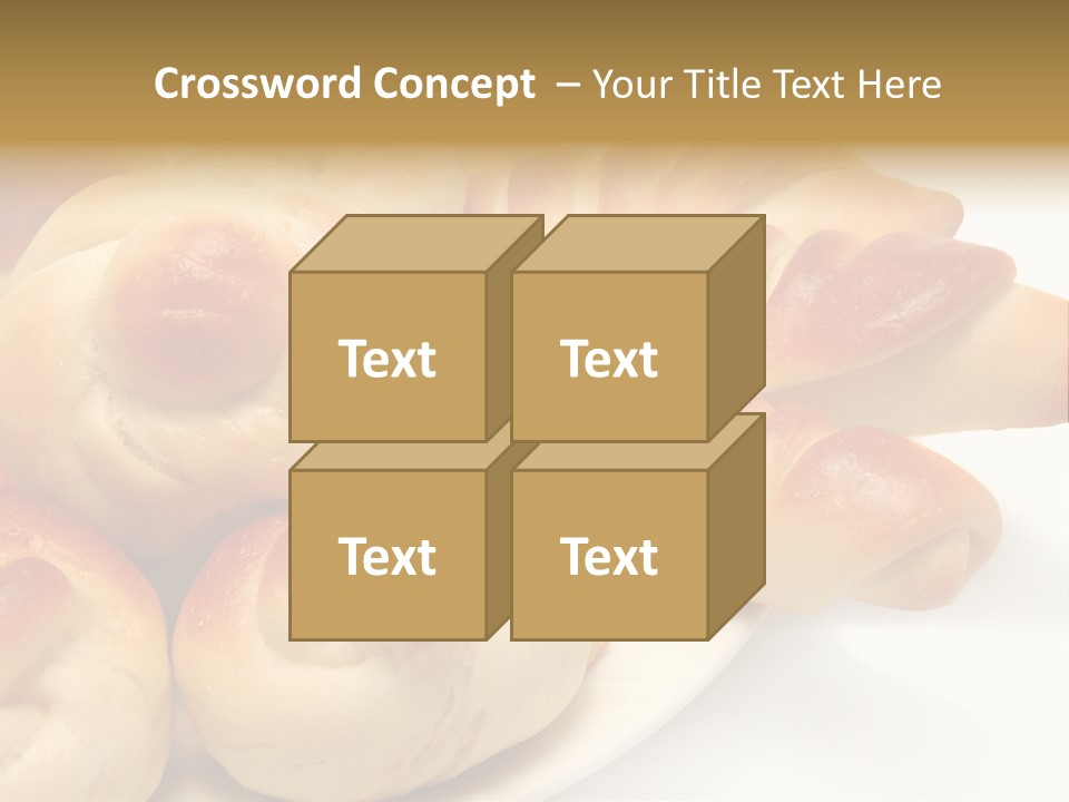 Display Of Bakery Products PowerPoint Template