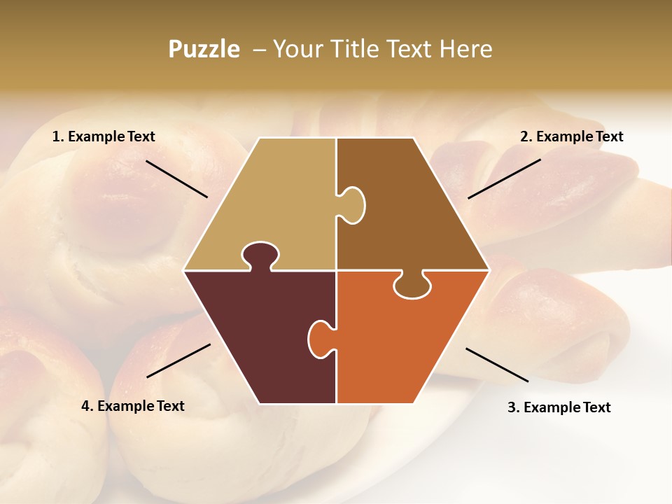 Display Of Bakery Products PowerPoint Template