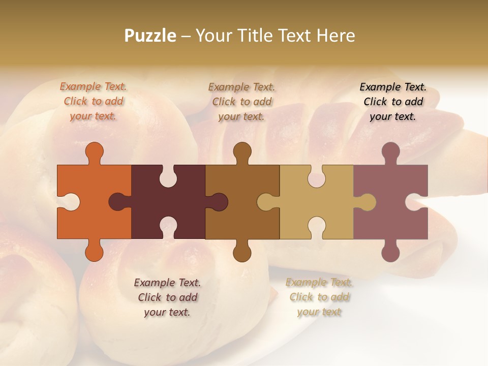 Display Of Bakery Products PowerPoint Template