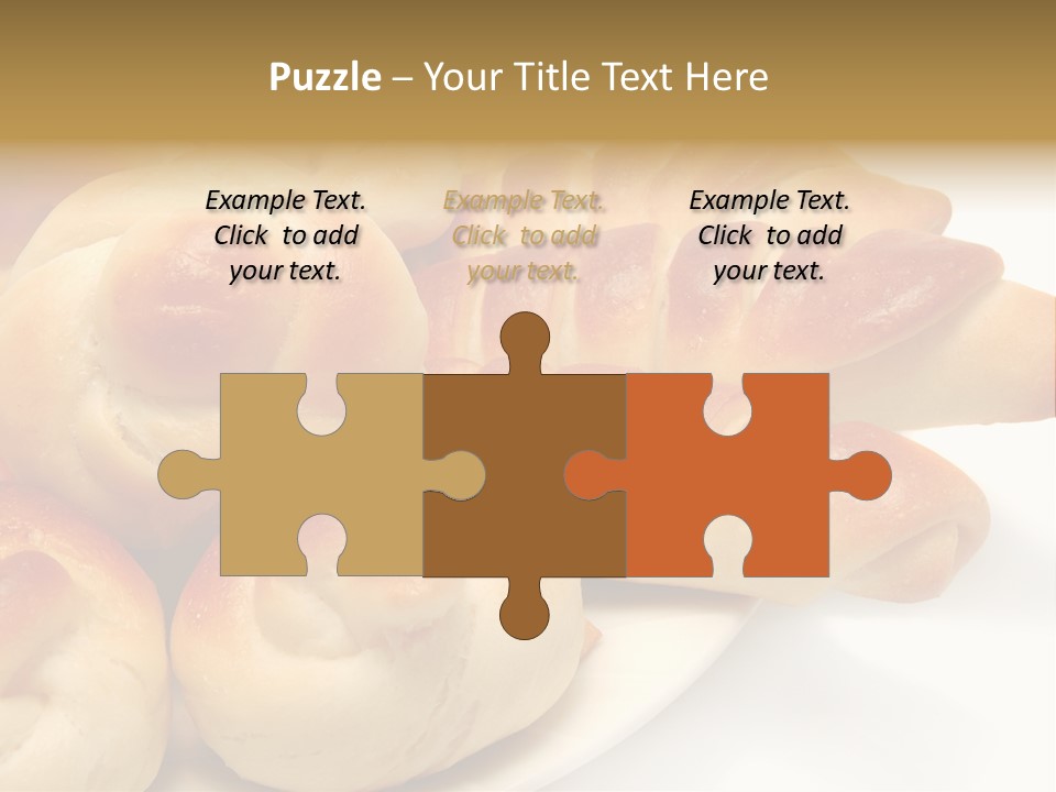 Display Of Bakery Products PowerPoint Template