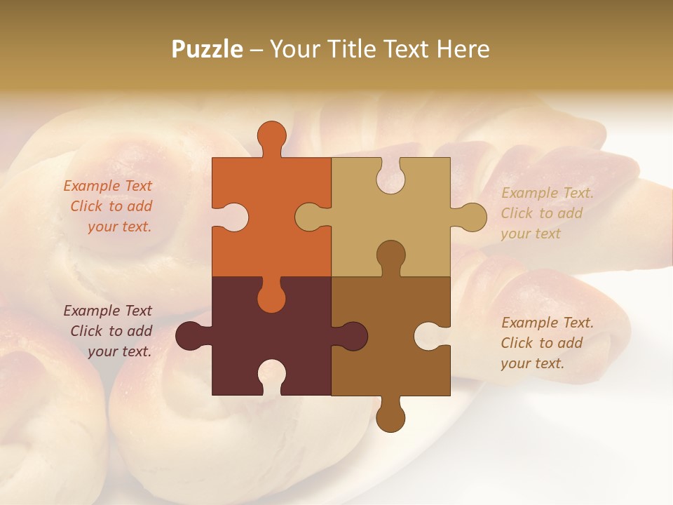 Display Of Bakery Products PowerPoint Template