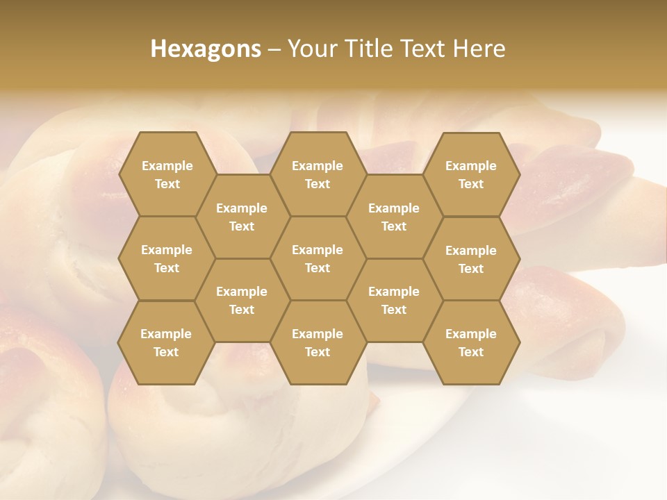 Display Of Bakery Products PowerPoint Template