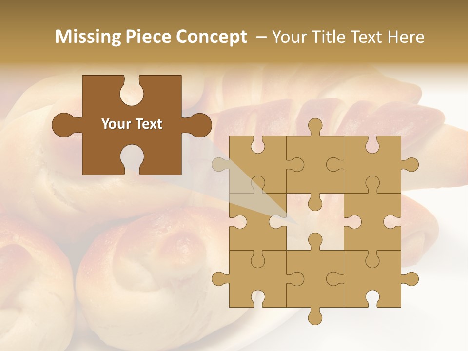 Display Of Bakery Products PowerPoint Template