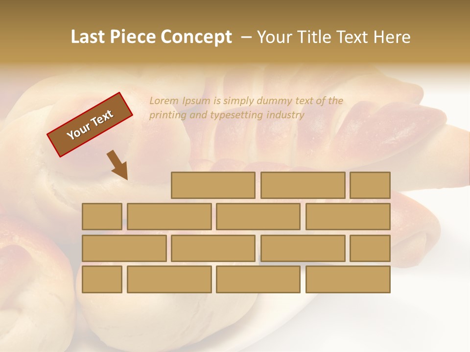 Display Of Bakery Products PowerPoint Template
