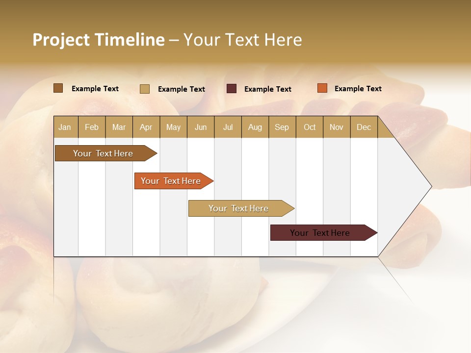 Display Of Bakery Products PowerPoint Template