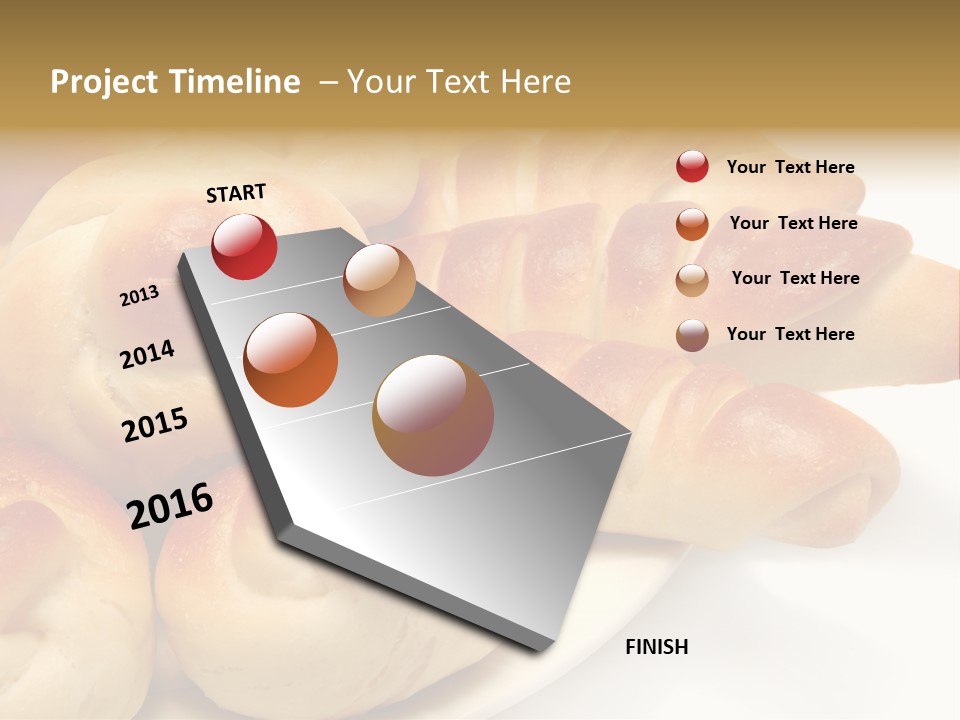 Display Of Bakery Products PowerPoint Template