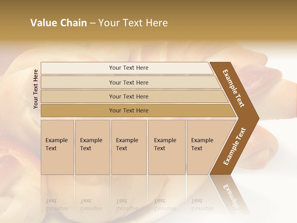 Display Of Bakery Products PowerPoint Template