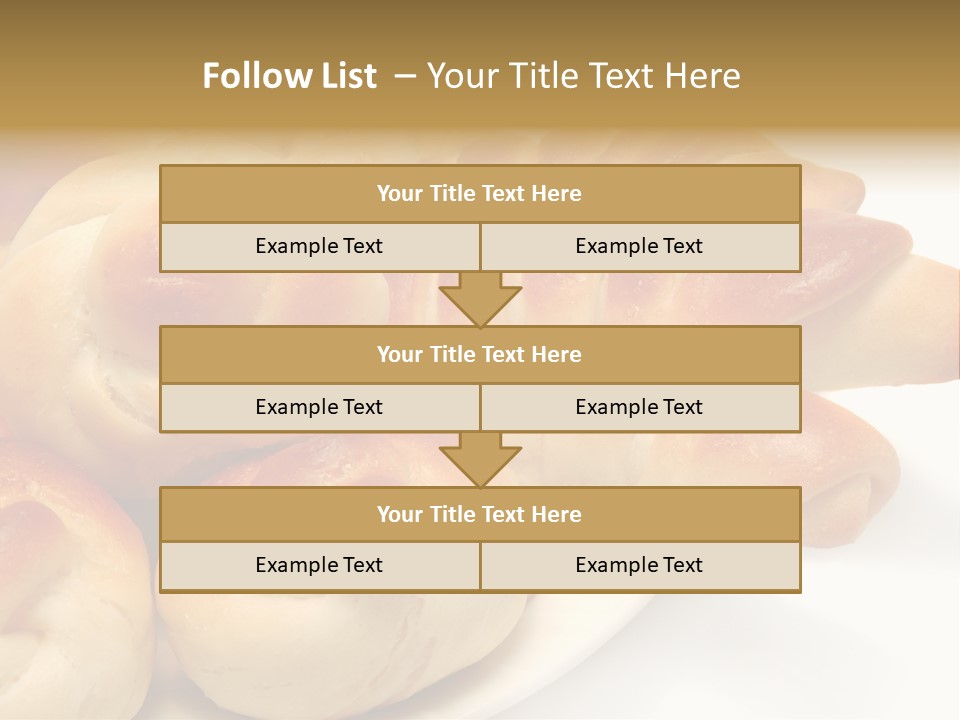 Display Of Bakery Products PowerPoint Template