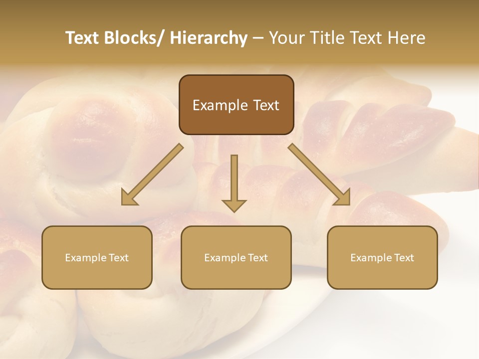 Display Of Bakery Products PowerPoint Template