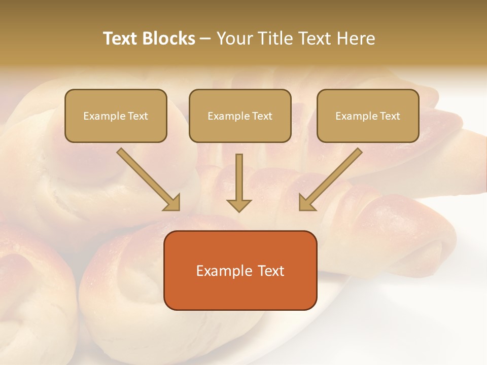 Display Of Bakery Products PowerPoint Template