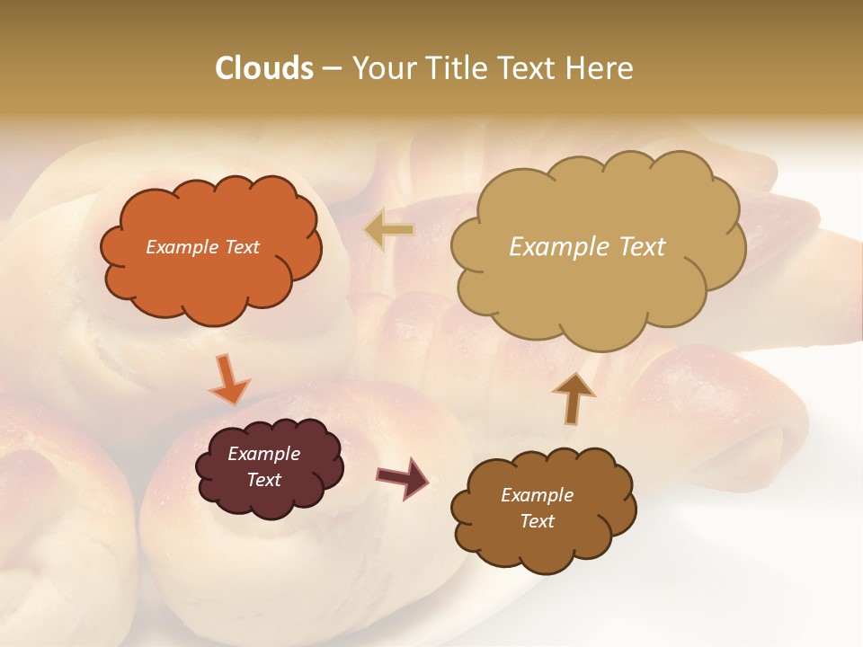 Display Of Bakery Products PowerPoint Template