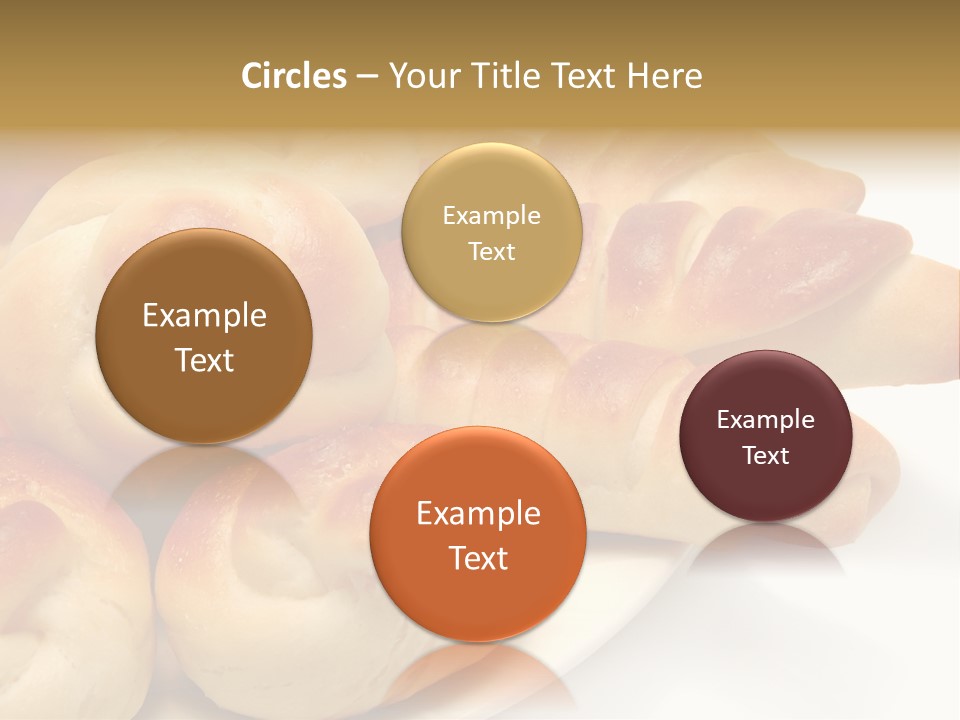 Display Of Bakery Products PowerPoint Template