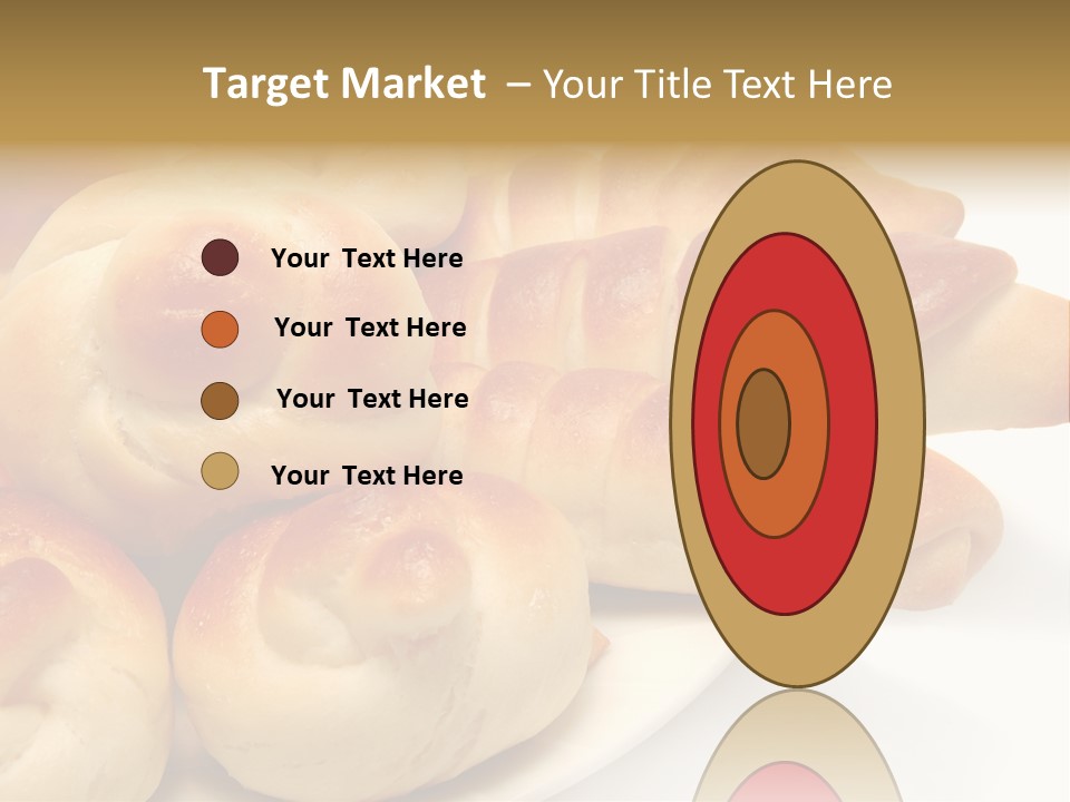 Display Of Bakery Products PowerPoint Template