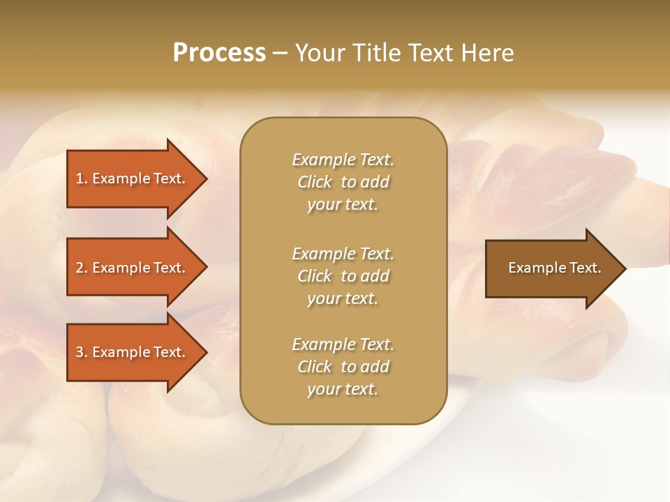 Display Of Bakery Products PowerPoint Template