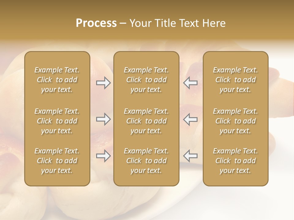 Display Of Bakery Products PowerPoint Template