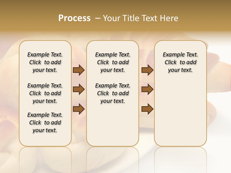 Display Of Bakery Products PowerPoint Template