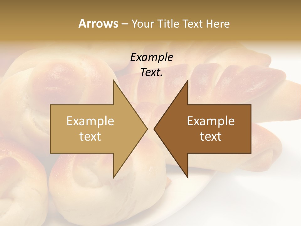 Display Of Bakery Products PowerPoint Template