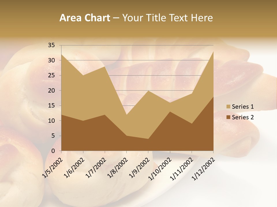 Display Of Bakery Products PowerPoint Template