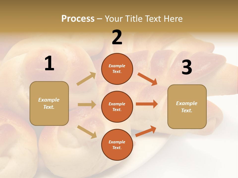 Display Of Bakery Products PowerPoint Template