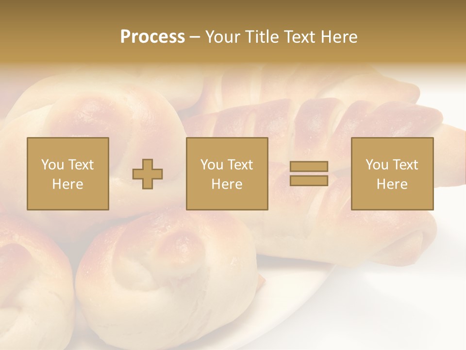 Display Of Bakery Products PowerPoint Template
