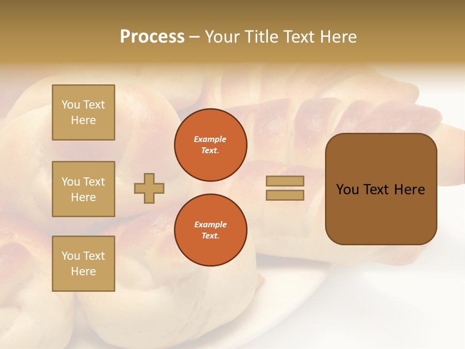 Display Of Bakery Products PowerPoint Template
