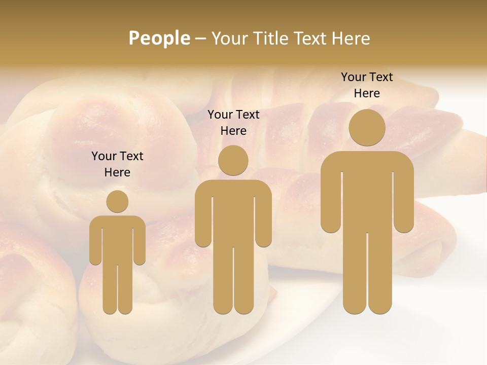 Display Of Bakery Products PowerPoint Template