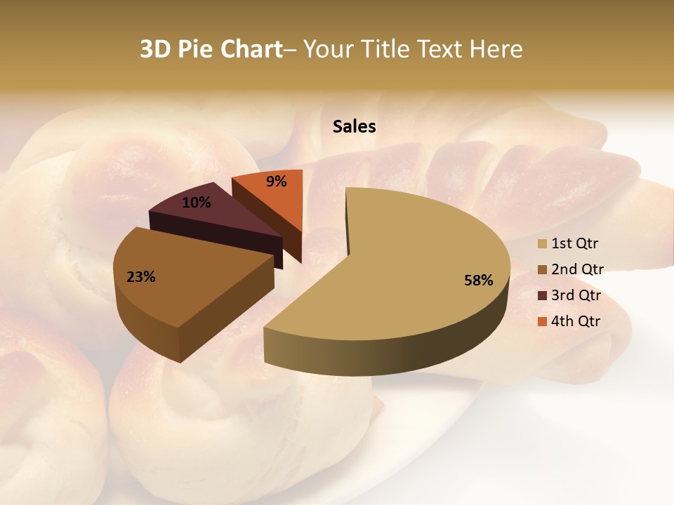 Display Of Bakery Products PowerPoint Template