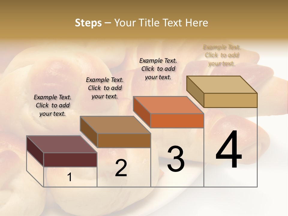 Display Of Bakery Products PowerPoint Template