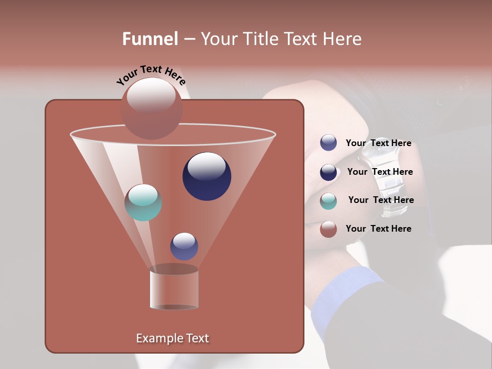 A Diverse Group Of Workers With Their Hands Together In Form Of Teamwork PowerPoint Template