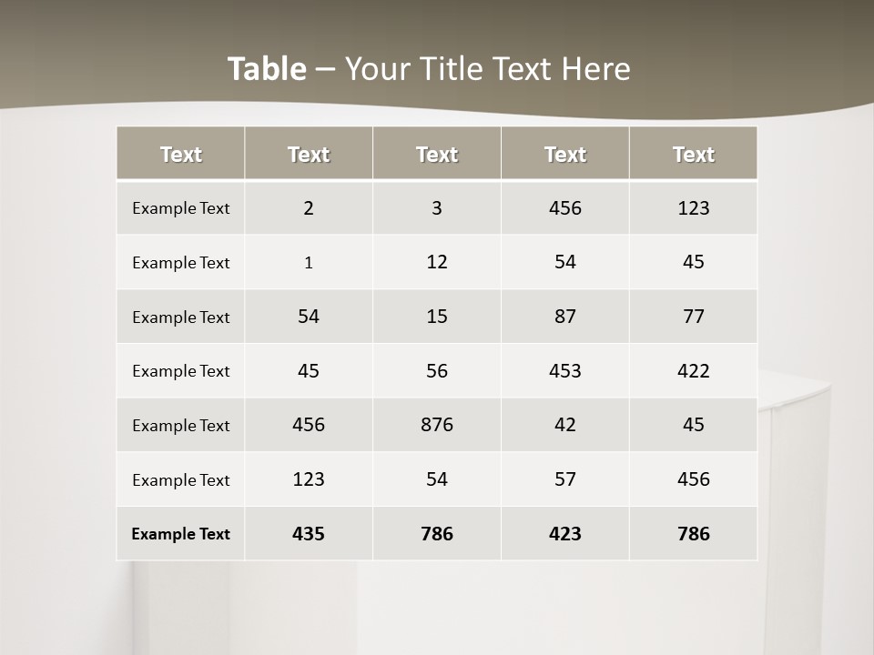 Interior Air-Conditioner Unit On White Wall PowerPoint Template