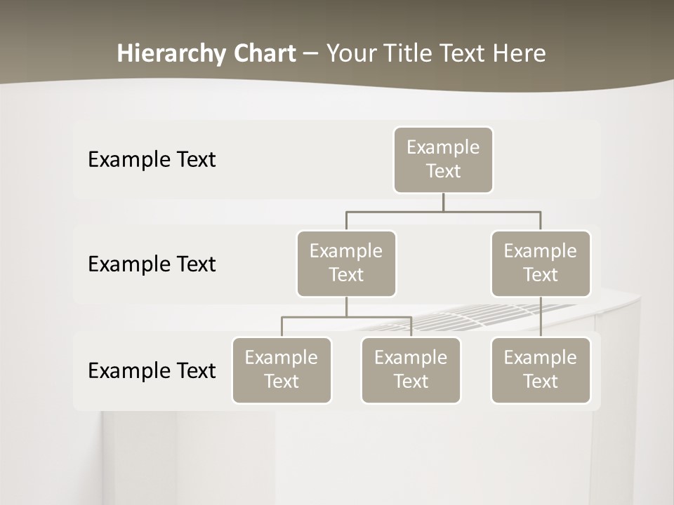 Interior Air-Conditioner Unit On White Wall PowerPoint Template