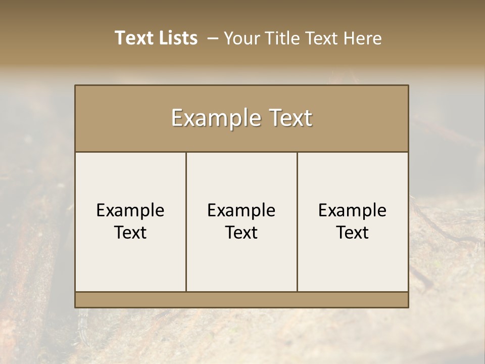 Army Ant Worker Carrying A Larva PowerPoint Template