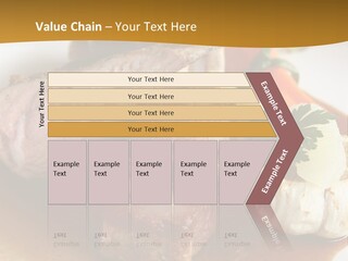 Rack Of Lamb With Pickled Poached Onions, Grapefruit And Baby Carrots PowerPoint Template