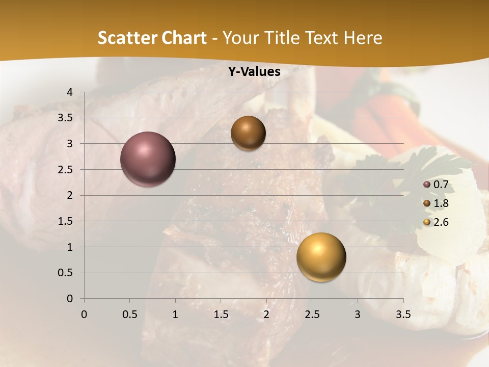 Rack Of Lamb With Pickled Poached Onions, Grapefruit And Baby Carrots PowerPoint Template