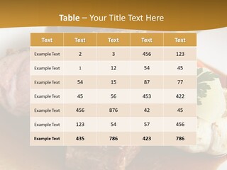 Rack Of Lamb With Pickled Poached Onions, Grapefruit And Baby Carrots PowerPoint Template