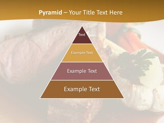 Rack Of Lamb With Pickled Poached Onions, Grapefruit And Baby Carrots PowerPoint Template