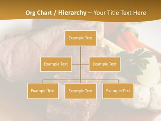 Rack Of Lamb With Pickled Poached Onions, Grapefruit And Baby Carrots PowerPoint Template
