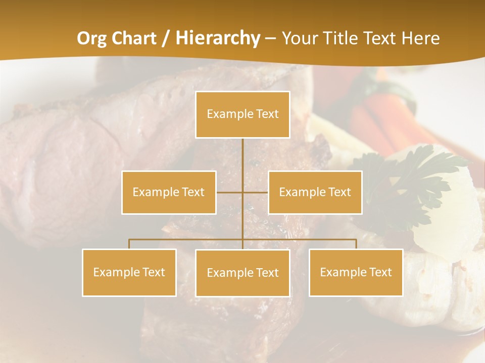 Rack Of Lamb With Pickled Poached Onions, Grapefruit And Baby Carrots PowerPoint Template