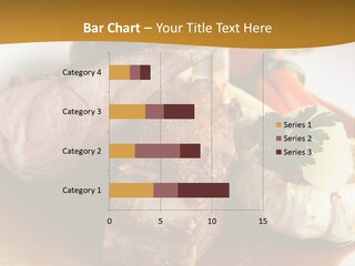 Rack Of Lamb With Pickled Poached Onions, Grapefruit And Baby Carrots PowerPoint Template