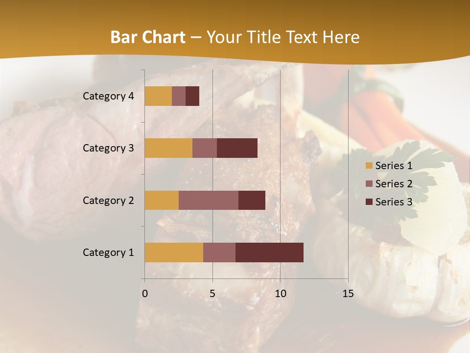 Rack Of Lamb With Pickled Poached Onions, Grapefruit And Baby Carrots PowerPoint Template