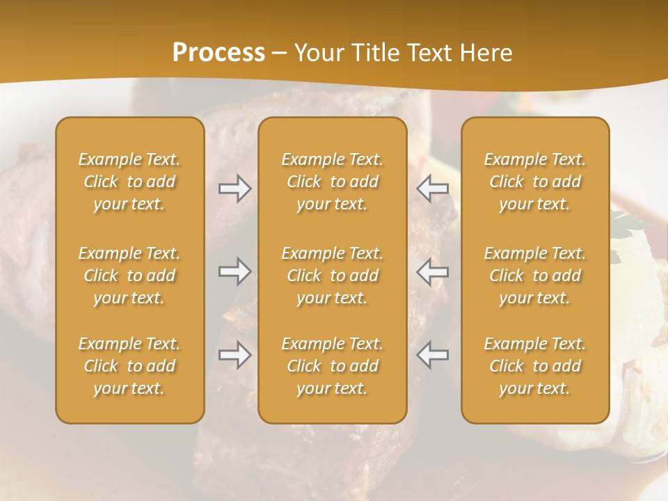 Rack Of Lamb With Pickled Poached Onions, Grapefruit And Baby Carrots PowerPoint Template